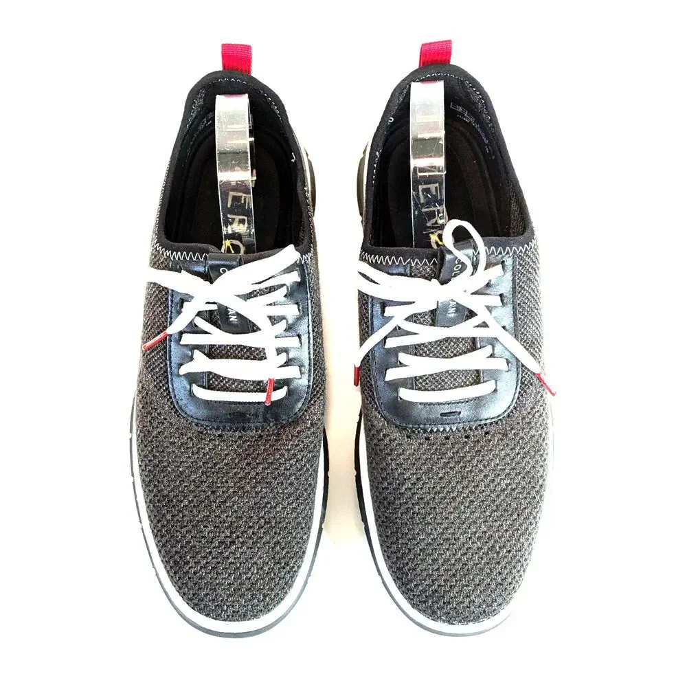 Cole Haan C31402 Generation Zerogrand Gray Black Mens 13 Oxford Sneaker Shoes